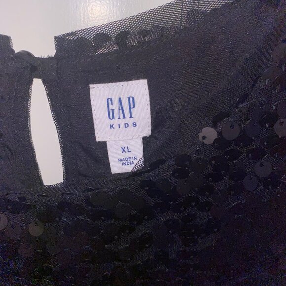 GAP Kids Black Sequin Party Dress – XL (16) – Sparkly & Stylish! Make a stateme - Picture 3 of 3